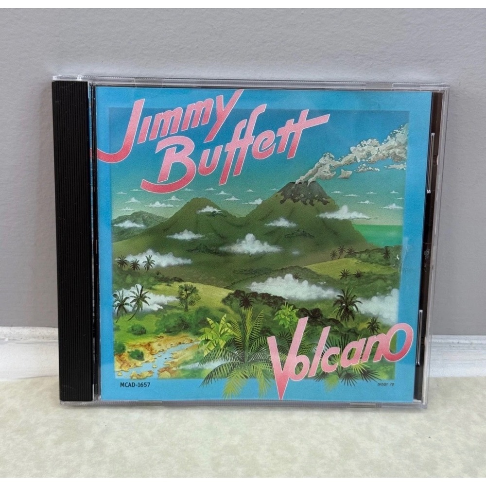 Jimmy Buffett Volcano CD MCA Records MCAD-1657 Fins Boat Drinks Tropical Rock